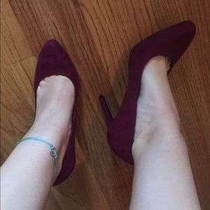 Lauren Conrad Wine Heels